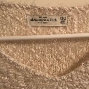 Abercrombie and Fitch white sweater